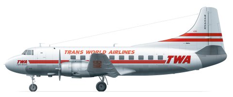 Martin 404 (TWA) FRP4066