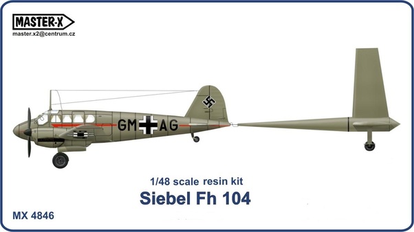 Siebel FH104 Hallore with auxiliary towed fuel tank (END OF SALE CLEARANCE - WAS EURO 159,95) MX4846