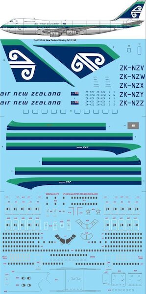 Boeing 747-200 (Air New Zealand) 144-768