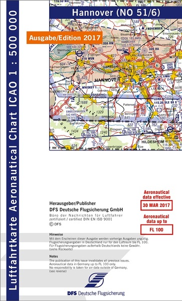 ICAO chart Germany Hannover 2017 51-6