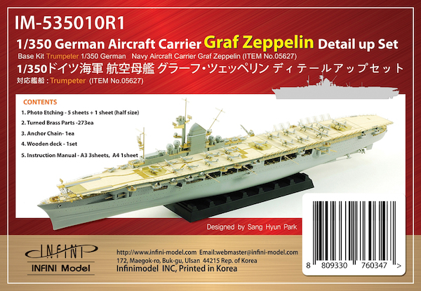 German Aircraft Carrier Graf Zeppelin Detail up set  IM-535010R1