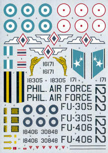 F86D/L Sabre dog (Greece, Thailand, Philippines) HI-DECAL LINE48