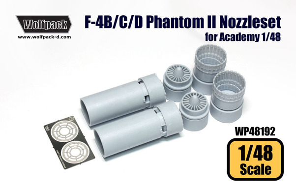 F4B/C/D/N Phantom II Nozzle set (Academy) WP48192
