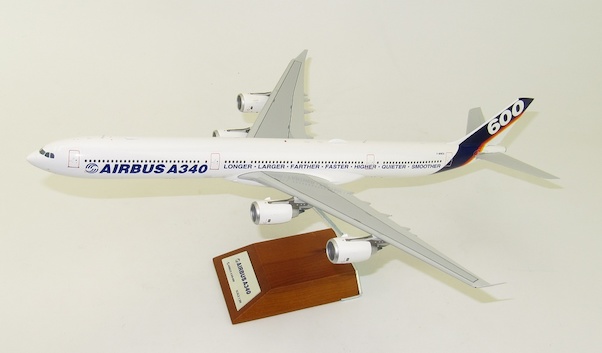 A340-600 (Airbus Industrie House Color) F-WWCA with Stand XX2091