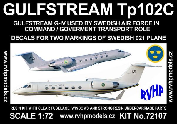 Gulfstream Tp102C (2x Swedish AF) RVH72107