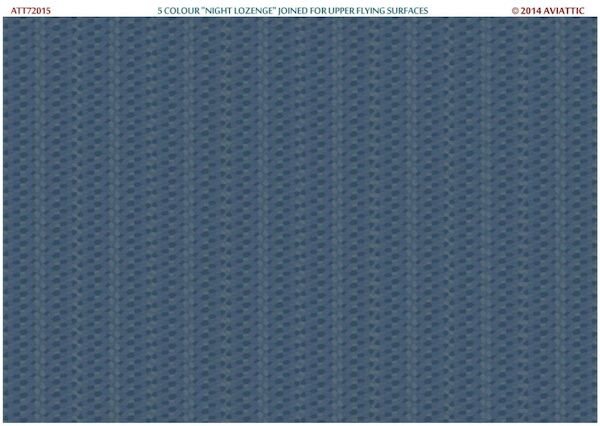 German 5 colours Night Lozenge Joined for upper surfaces ATT72015