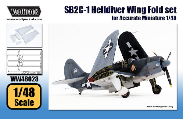 SB2C-1 Helldiver Folding Wing Set (Accurate Miniatures) WW48023