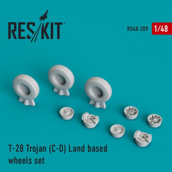 T28 C/D Trojan (Landbased) Wheel Set RS48-0209
