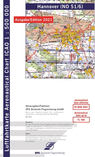 ICAO chart Germany Hannover 2021 51-6
