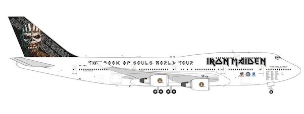 Boeing 747-400 Iron Maiden Ed Force One Book o Souls W.T. 16 TF-AAK 571609
