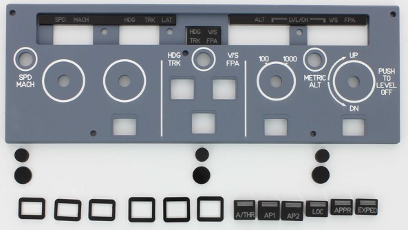 A320 FCU panel. P320B15