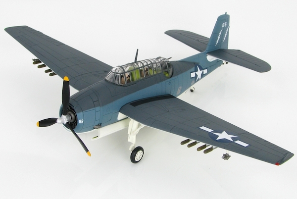TBM-3 Avenger, White 86 of VC-88, USS Saginaw Bay, March 1945 HA1219
