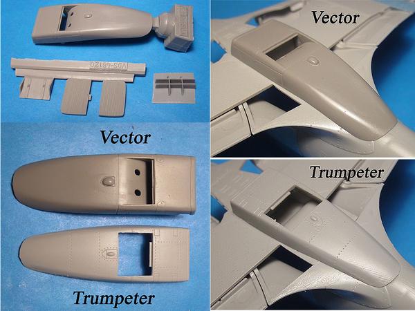 Mikoyan Mig3 Corrected radiator (Trumpeter) VDS48120
