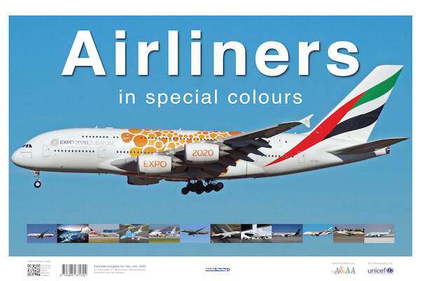 Airliners in Special Colours 2020 Calender 9783925671722