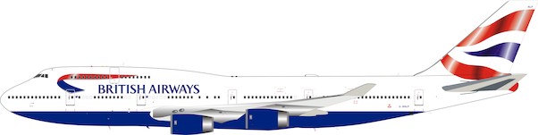 B747-400 (British Airways) G-BNLP With Stand limited 96 models B-744-BA-0119