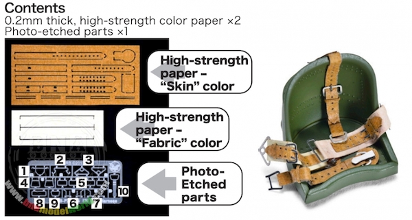 Imperial Japanese Navy seatbelts SWS-M01