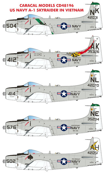 US Navy A1H/J Skyraider in Vietnam CD48196