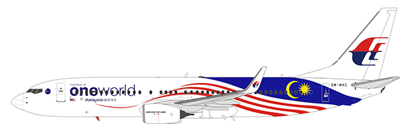 Boeing 737-800 Malaysia Airlines 9M-MXC oneworld in Negaraku colors 58112