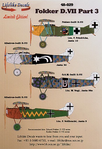 Fokker D.VII Part 3 LD48-029