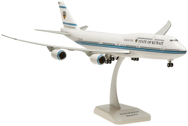 Boeing B747-8 State of Kuwait 9K-GAA with stand and gears HG0021