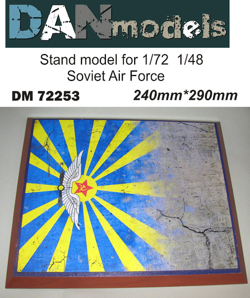 Stand model Soviet Air Force 240mm x 290mm DM72253