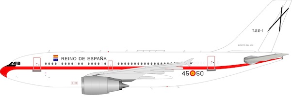 Airbus A310-300 Spanish Air Force T22-1 with stand IF310SPAIN310