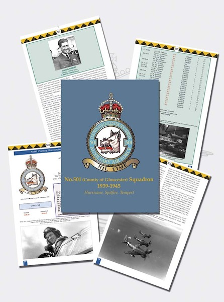 No.501 Squadron (county of Gouchester) 1939-1945 Hurricane Spitfire Tempest 9782952638135