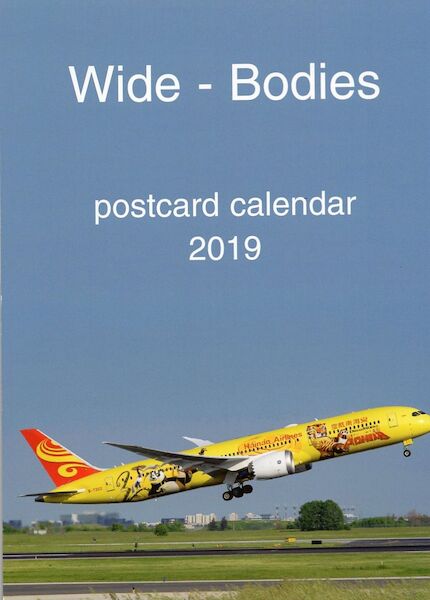 Wide-Bodies postcard calendar 2019 JJ-2019