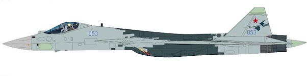 Sukhoi SU57 Stealth Fighter Bort 053, Russian Air Force, March 2019 HA6801