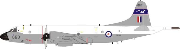 Lockheed P3C Orion RAAF Australian Air Force A9-663 With Stand IFP3RAAF663