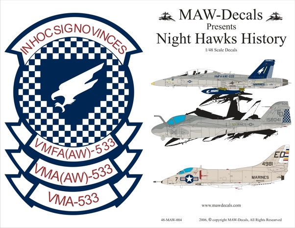 Night Hawks History (F/A18D, A6E, A4B) 48maw004