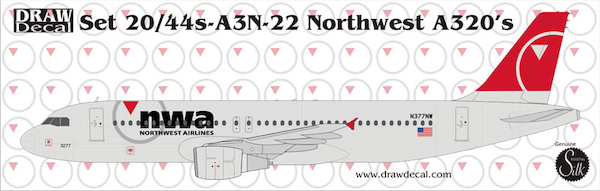 A320 (Northwest New Colours) 44-A3N-22