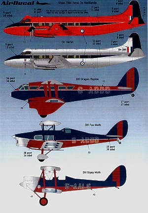 Royal Flight Pt 1(DH60, DH89, Heron) ADTS7204