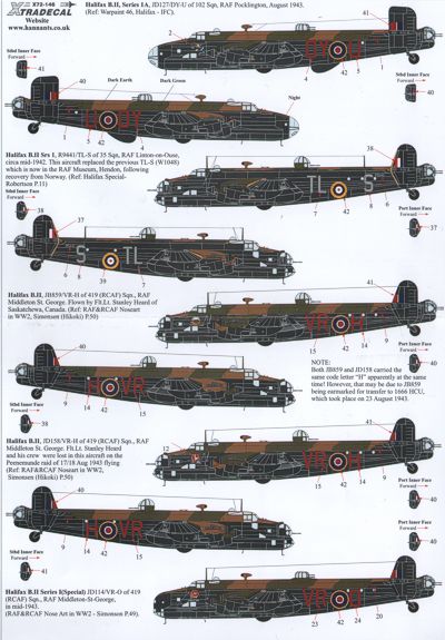 Handley-Page Halifax B.II/B.II Series 1A/B.II Series 1A Special X72146