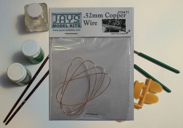 Copper wire .52mm thick (50cm) jy0411