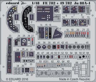 Detailset Junkers Ju88A-4 Interior (ICM) E49-782