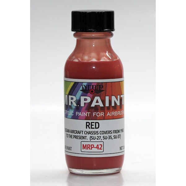 Russian Aircraft Chassis covers Red from 1960 to current (30ml Bottle) MRP-42