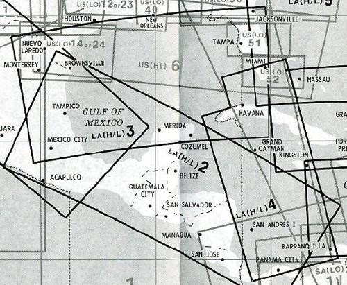 High and Low Altitude Enroute Chart Latin America LA(H/L)3/4