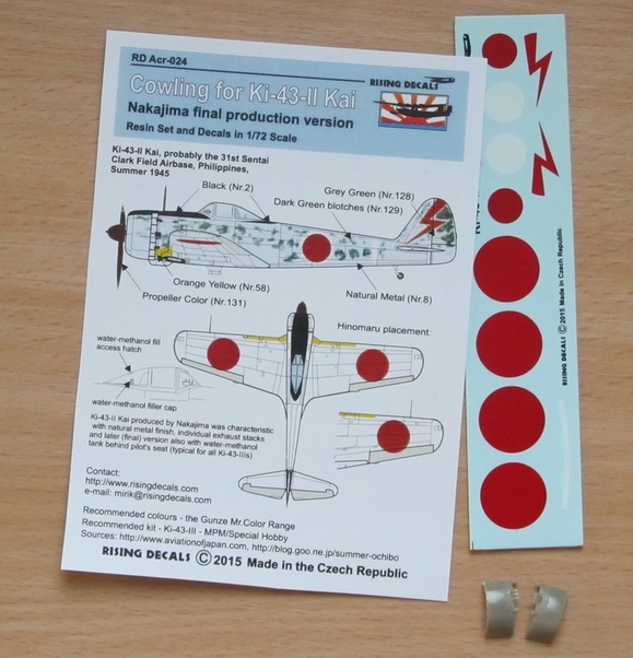 Cowling for Ki43-II Kai Hayabusa