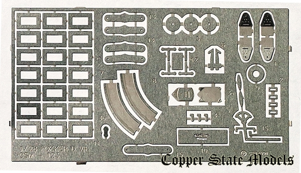 Detailset Fokker DVII (Revell) CSM U28-123