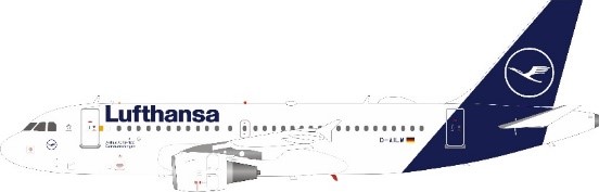 Airbus A319-114 Lufthansa D-AILM With Stand JF-A319-014