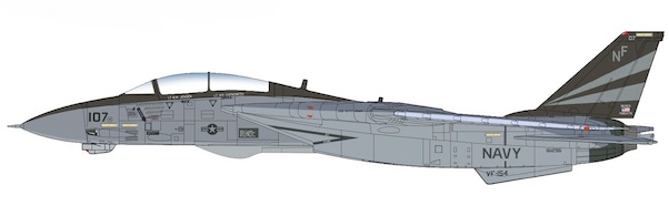 F14A Tomcat US Navy, 161296, VF-154, USS Ktty Hawk, 2003
