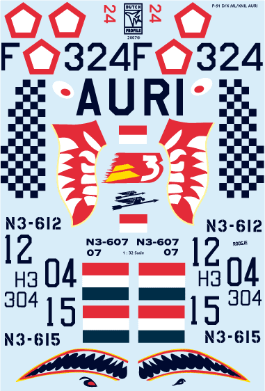 North American P51D/K ML/KNIL & AURI) LAST STOCK RECEIVED! DDPROFILE 8
