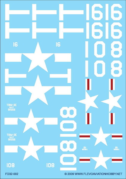 US Navy Air Group 1 Part 1 (Grumman F8F-1 Bearcat and Grumman TBM-3E Avengers) FD32-002