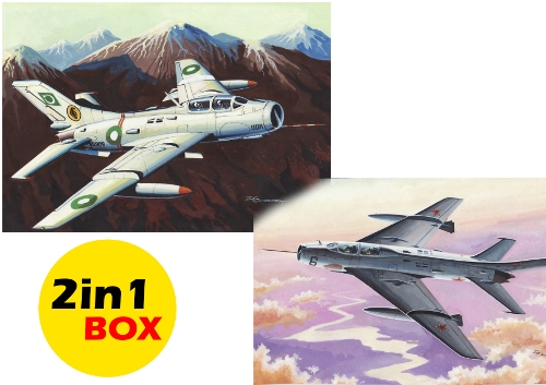 Mikoyan MiG19UTI/Shenyang JJ6 (2 kits included) 14422