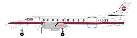 Swearingen SA226 Metroliner II (CAL Compagnie Air Languedoc) FR14107