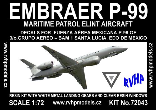 Embraer P99 Maritime Patrol ELINT (Mexican AF) RVH72043