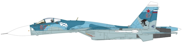 Su33 Flanker D Bort 67, 1st Aviation Squadron, 279th shipborne Fighter Aviation Regiment, Russian Navy, Feb 2014 HA6401