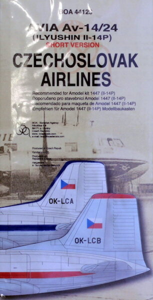 Avia AV14/24 (Ilyushin IL14P- Short Version) (Czecholsovak Airlines) boa144123