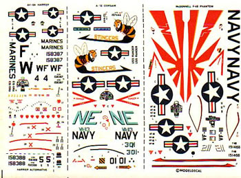 A7E,F4B (USN) en AV8A (USMC) SETNO15
